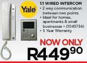 Yale 1:1 Wired Intercom