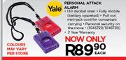 Yale Personal Attack Alarm-Each