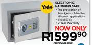 Yale Electronic Handgun Safe