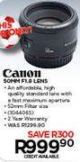 Canon 50mm F1.8 Lens