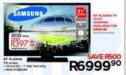 Samsung 51" Plasma TV 51F5500