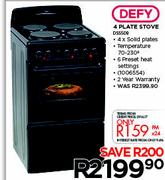 Defy 4 Plate Stove