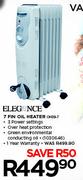 Elegance 7 Fin Oil Heater
