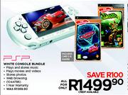 PSP White Console Bundle 