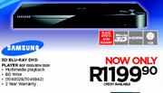 Samsung 3D Blu-Ray DVD Player-BDF 5500/BDM 5500