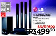LG 5.1 3D Blu-Ray Tallboy Home Theatre System-BH6530T