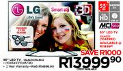 LG 50" LED TV 50LA6210