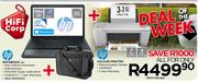 HP Notebook 250+ Colour Printer