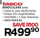 Tasco Binoculars 10X50