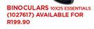 Tasco Binoculars 10x25 Essentials
