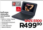 byD:sign Portable DVD Player-PD500