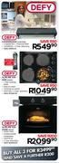 Defy Cookerhood DCH271/290+Defy Slimline 600 Hob DHD330+Defy Slimline 600 Oven DB0331