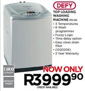 Defy 13kg Top Loading Washing Machine DTL132