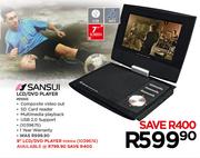Sansui 7" LCD/DVD Player PD1003