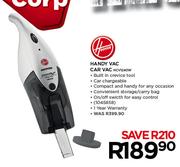 Hoover Handy Vac car Vac HCV1240W