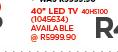 Samsung 40" LED TV 40H5100