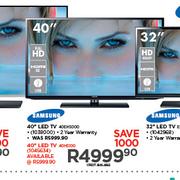 Samsung 40" LED TV 40EH5000