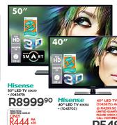 Hisense 50"3D  LED TV 50K610