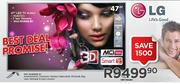 LG 47" LED TV 47LB652
