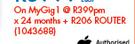Apple iPad Air With Wi-Fi 16GB-On MyGig 1