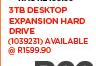 Seagate 3TB Desktop Expansion Hard Drive