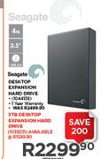 Seagate 4TB Desktop Expansion Hard Drive