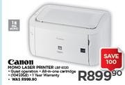 Canon Mono Laser Printer LBP6020