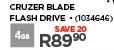 SanDisk 4GB Cruzer Blade Flash Drive