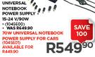 Universal Notebook Power Supply 15-24 V/90W