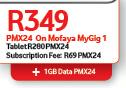 Samsung Galaxy Tab4 10.1"-On Mofaya MyGig 1