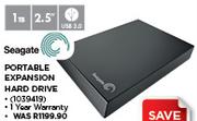 Seagate 1TB Portable Expansion Hard Drive