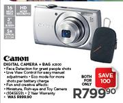 Canon Digital Camera + Bag A2600