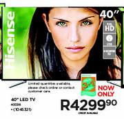 Hisense 40" LED TV-40D36