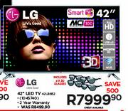 LG 42" LED TV-42LB652