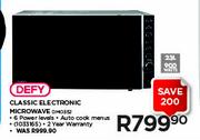 Defy 23L Classic Electronic Microwave DMO352