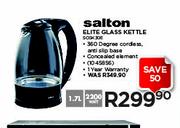 Salton 1.7L Elite Glass Kettle