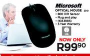 Microsoft Optical Mouse 200