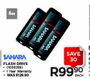 Sahara 8GB Flash Drive-Each