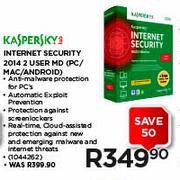 Kaspersky Internet Security 2014 2 User MD(PC/MAC/ANDROID)