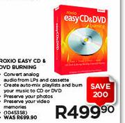 Roxio Easy CD & DVD Burning