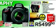 Nikon Digital SLR Camera Package D3200