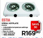 Estia Spiral Hotplate
