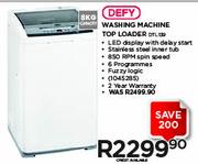 Defy 8kg Washing Machine Top Loader DTL139
