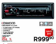  Kenwood Car Radio KDC-U259R