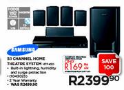 Samsung 5.1 Channel Home Theatre System HTF450