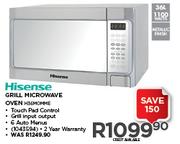 Hisense 36Ltr Grill Microwave Oven M36MOMME