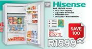 Hisense 100Ltr Bar Fridge H130RW