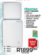 Hisense Chest Freezer FC-130D4HA
