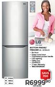 LG 271Ltr Bottom Fridge/Freezer GR-B379SLCK