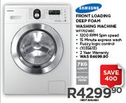 Samsung 7kg Front Loading Deep Foam Washing Machine WF1702WEC